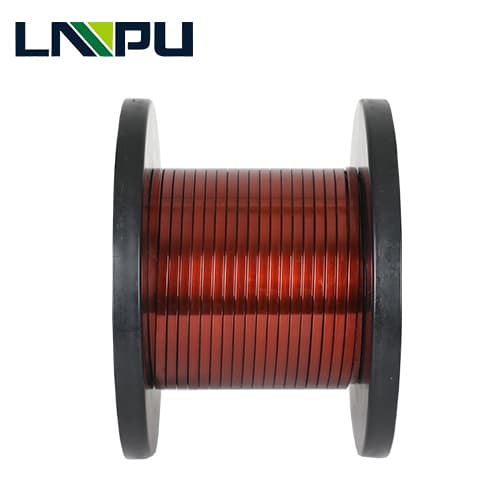 Alambre rectangular de cobre esmaltado